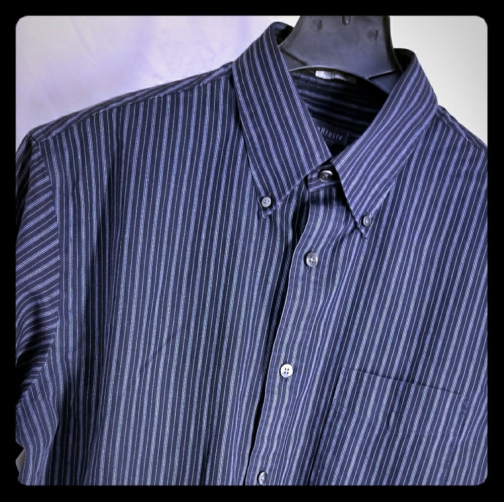 Casual or Dress Button-down long-sleeve Mens Shirt